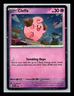Cleffa Cosmos Holo NM #095 SV: Scarlet & Violet Promo Pokemon Card - Image 1