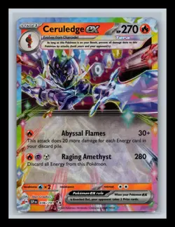 Ceruledge ex Double Rare NM #036/191 SV08: Surging Sparks Pokemon Card - Image 1