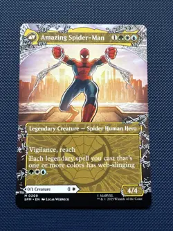 MTG Peter Parker (0208) (Borderless) - Marvel's Spider-Man (SPM) NM - Image 2