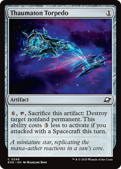 4x Thaumaton Torpedo 246 Near Mint NM EOE Edge of Eternities x4 MTG PLAYSET - Image 1