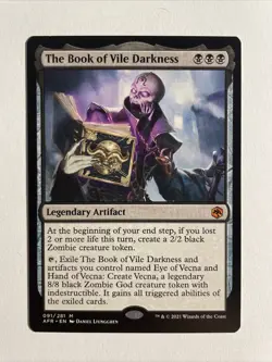 1x Mtg D&D Forgotten Realms The Book Of Vile Darkness NM/M Magic The Gathering - Image 1