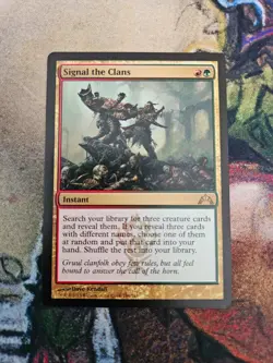 MTG - Signal the Clans - Gatecrash - NM - Image 1