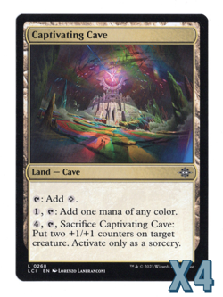 MTG-NM Playset(X4)-Captivating Cave-268-The Lost Caverns of Ixalan - Image 1