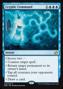Cryptic Command - Light Play MTG Modern Masters 2015 - Image 1