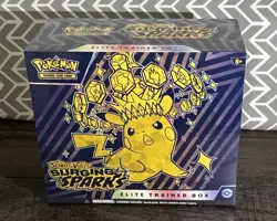 Pokemon Scarlet & Violet Surging Sparks Elite Trainer Box ETB New Factory Seal - Image 1
