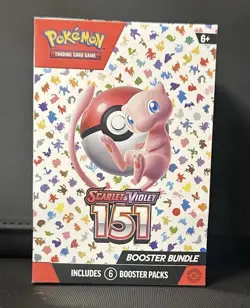 Pokemon TCG Scarlet & Violet 151 Booster Bundle Sealed New (6 packs) - Image 1