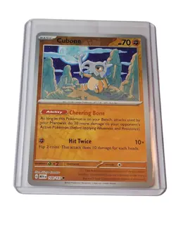 Cubone 104/165 Reverse Holo Common LP-NM - Pokemon TCG Scarlet & Violet 151 MEW - Image 1
