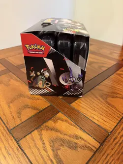 NEW Pokemon Mini Display Black Bolt and White Flare Collection, 8 Sealed Tins - Image 2