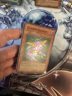 (61) Yugioh! Cannon Soldier DB2-EN061 Super Rare LP - Image 4