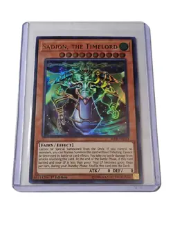 🔥Yugioh Sadion, The Timelord BLLR-EN033 Ultra Rare 1st Ed NM - Image 1