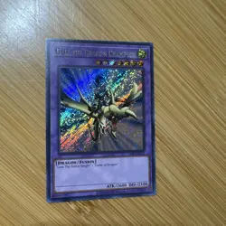 Yugioh! Gaia the Dragon Champion LOB-EN125 Secret Rare Unlimited NM - Image 1