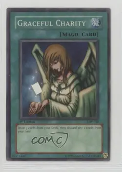 Graceful Charity 1st Ed. YuGiOh Starter Deck Pegasus #SDP-040 2003 - Image 1