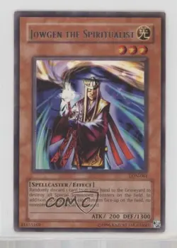Jowgen the Spiritualist Unlimited YuGiOh Labyrinth of Nightmare #LON-061 2003 - Image 1