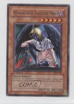 Marie the Fallen One (R) Unlimited YuGiOh Labyrinth of Nightmare #LON-046 2003 - Image 1