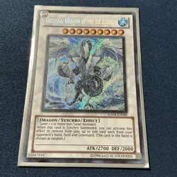 Yugioh Trishula, Dragon Of The Ice Barrier HA04-EN060 Secret Rare 1st Ed NM - Image 1