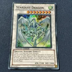 Stardust Dragon CT07-EN021 *NM* Limited Edition Super Rare Yugioh Card - Image 2