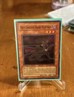 | Yugioh Neo-Spacian Dark Panther POTD-EN005 1st Edition Super Rare NM - Image 1