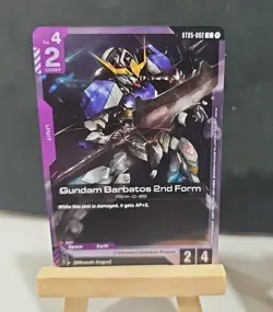 Gundam Card Game Starter Promo Barbatos Iron and Blood & Unicorn w/ Banagher - Image 2