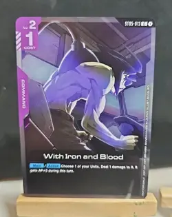 Gundam Card Game Starter Promo Barbatos Iron and Blood & Unicorn w/ Banagher - Image 3