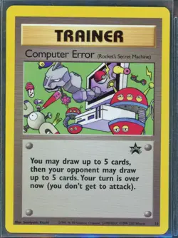 Pokemon Cards - Computer Error 16 - Black Star Promo - eBay Live Sun 12th 6:30pm - Image 1