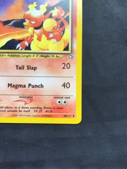 Pokemon Cards: Neo Genesis 1st Edition Uncommon: Magmar 40/111 - Image 4