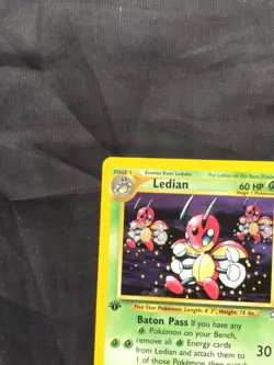Pokemon Cards: Neo Genesis 1st Edition Uncommon: Ledian 39/111 - Image 2