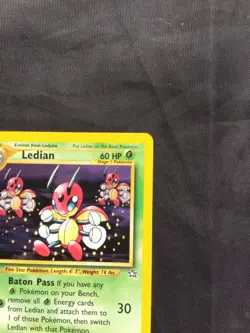 Pokemon Cards: Neo Genesis 1st Edition Uncommon: Ledian 39/111 - Image 3