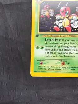 Pokemon Cards: Neo Genesis 1st Edition Uncommon: Ledian 39/111 - Image 5