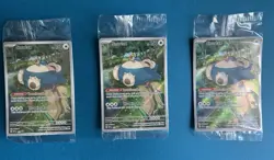 Pokemon TCG Snorlax 051 SV Scarlet & Violet 151 Promo Card Lot SEALED (X3) - Image 1