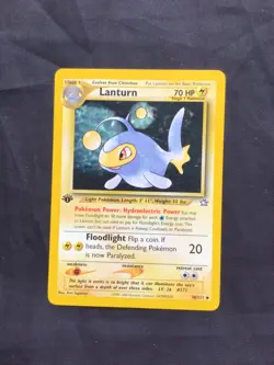 Pokemon Cards: Neo Genesis 1st Edition Uncommon: Lanturn 38/111 - Image 1