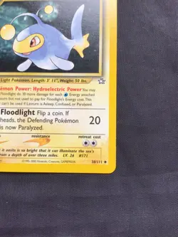Pokemon Cards: Neo Genesis 1st Edition Uncommon: Lanturn 38/111 - Image 4