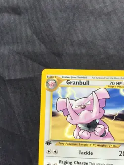 Pokemon Cards: Neo Genesis 1st Edition Uncommon: Granbull 37/111 - Image 2