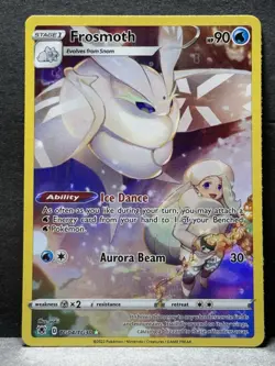 Pokemon TCG Frosmoth Astral Radiance Holo Ultra Rare Full Art Card TG04/TG30 NM - Image 1