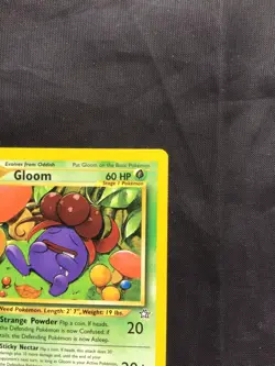 Pokemon Cards: Neo Genesis 1st Edition Uncommon: Gloom 36/111 - Image 3