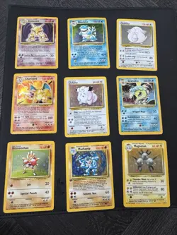 Complete Pokemon Card Base Set 102/102 WOTC 1999 Individually sleeved in folder - Image 2