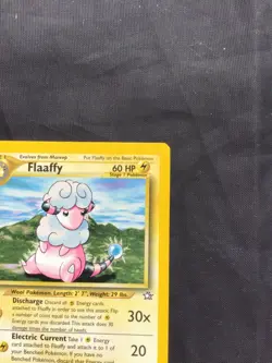 Pokemon Cards: Neo Genesis 1st Edition Uncommon: Flaaffy 34/111 - Image 3