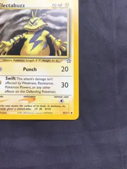 Pokemon Cards: Neo Genesis 1st Edition Uncommon: Electabuzz 33/111 - Image 4