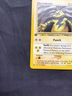 Pokemon Cards: Neo Genesis 1st Edition Uncommon: Electabuzz 33/111 - Image 5