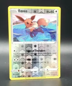 Eevee 052/072 - Shining Fates - Reverse Holo Pokemon Card - Light Play (LP) - Image 1