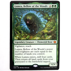 Lumra, Bellow of the Woods Bloomburrow Regular Finish Green Mythic M/NM MTG - Image 1