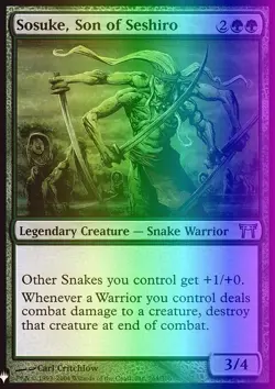 MTG Sosuke, Son of Seshiro (81) Mystery Booster Retail Edition Foils LP FOIL - Image 1