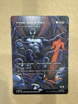 Venom, King in Black (Borderless) Marvel Spider-Man Magic The Gathering Non-foil - Image 1