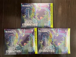 (3) Lot Edge of Eternities Collector Booster Omega Box for Magic: The Gathering - Image 1