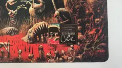 Magic the Gathering Seb McKinnon Damnation Playmat Autograph COA Rare 811/4600 - Image 2