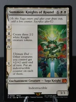 0036 Summon: Knights of Round Magic The Gathering Final Fantasy - Image 1
