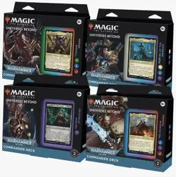 MTG Universes Beyond Warhammer 40,000 Commander Deck Set of 4 New & Sealed - Image 1