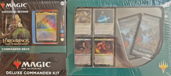 MTG LOTR Tales of Middle Earth RIDERS OF ROHAN Deluxe Commander Kit - Sealed - Image 1