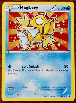 🔴POKEMON🔴 - MAGIKARP XY143 BLACK STAR PROMO - Image 1