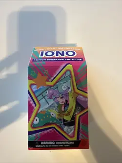 Pokemon TCG Iono Premium Tournament Collection Box, Factory Sealed, Cards Coin - Image 1