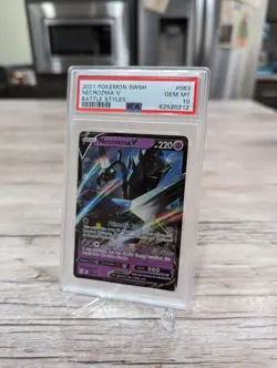 2021 Pokemon Sword & Shield Battle Styles #063 NECROZMA V Full Art PSA 10 - Image 2